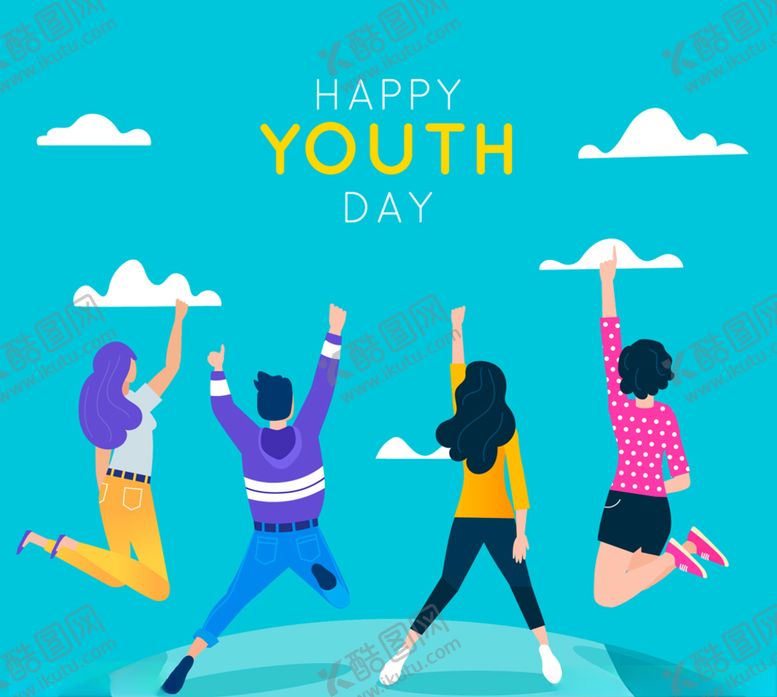 编号：55343409220244394648【酷图网】源文件下载-放飞自我跳跃