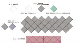 矢量手画镂空间隔断案图案