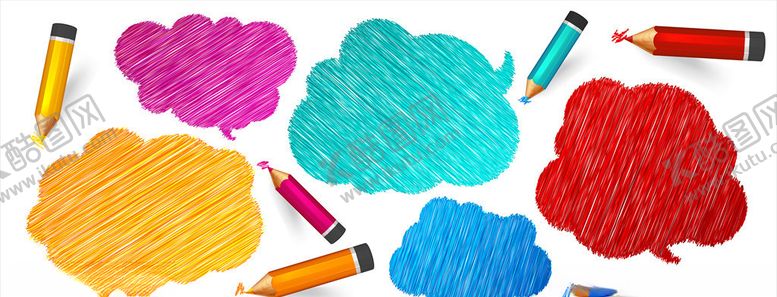 编号：66635909251723119531【酷图网】源文件下载-彩色笔画插画