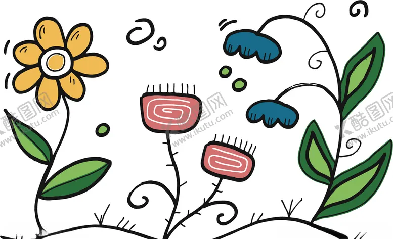 编号：12757205111714324665【酷图网】源文件下载-卡通植物花朵