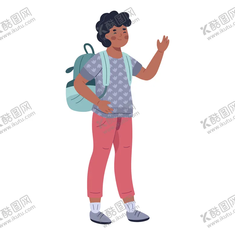 编号：75938409160337481742【酷图网】源文件下载-卡通学生形象