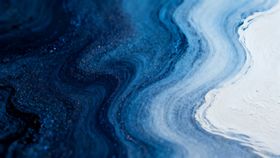 蓝色水墨抽象纹理图案