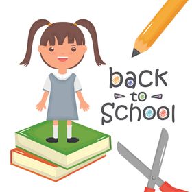 学生学校生活主题图案