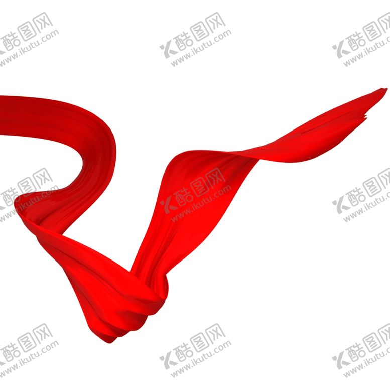 编号：14425909250227062919【酷图网】源文件下载-红色飘带