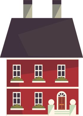 房子居住场所建筑图片素材Ai矢量图