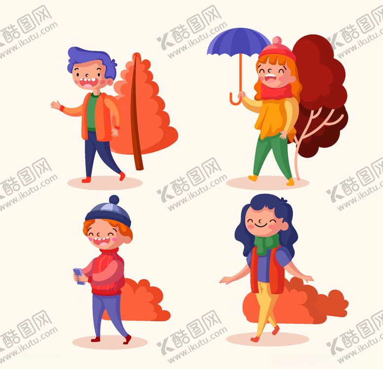 编号：89977109240845333334【酷图网】源文件下载-穿秋装的人