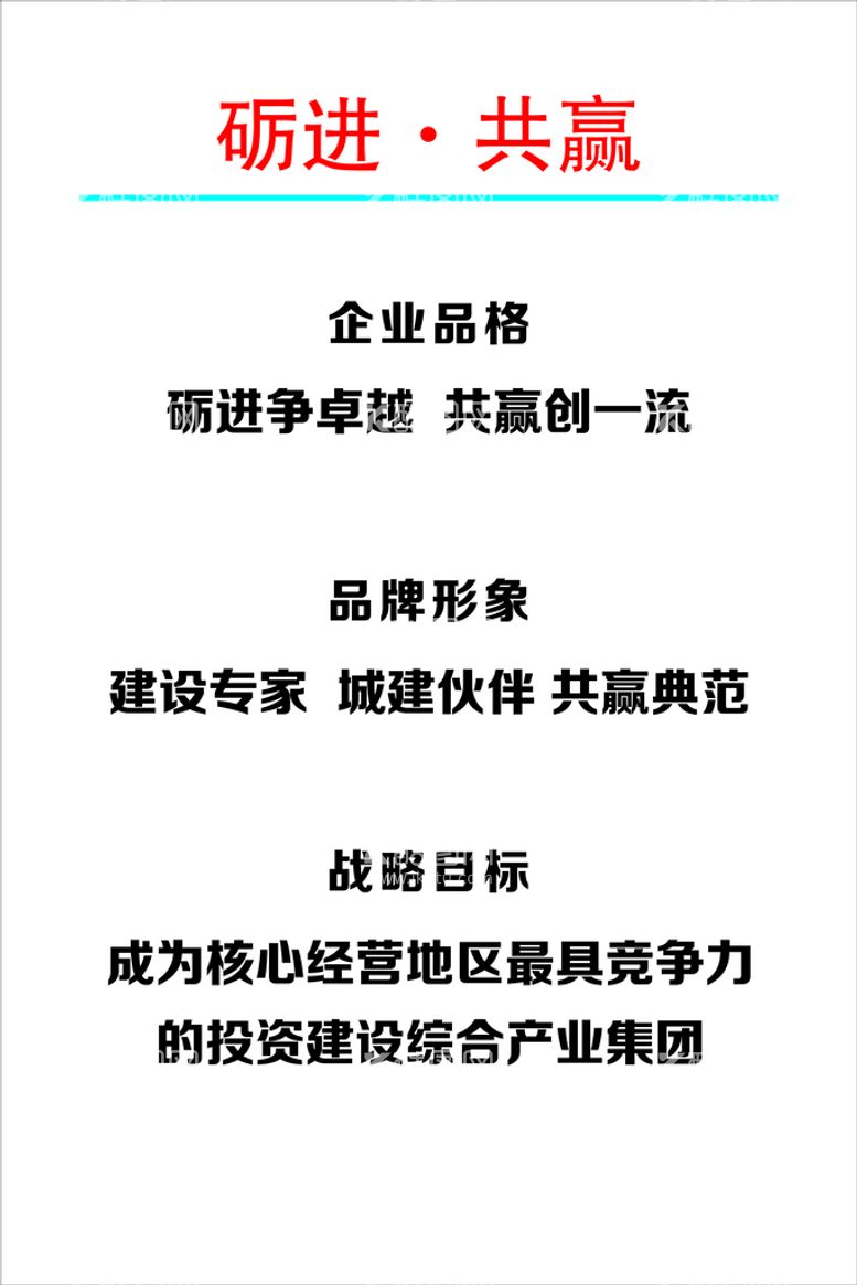 编号：93035501270818311166【酷图网】源文件下载-中建七局九牌二图砺进共赢