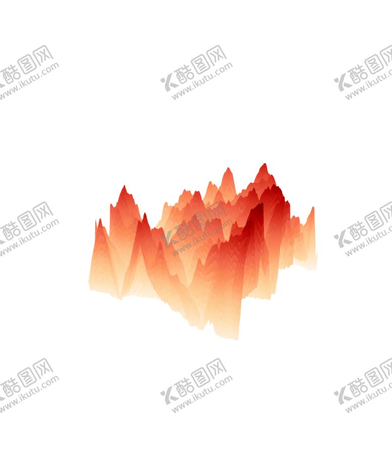 编号：77401105150310002563【酷图网】源文件下载-抽象山峰