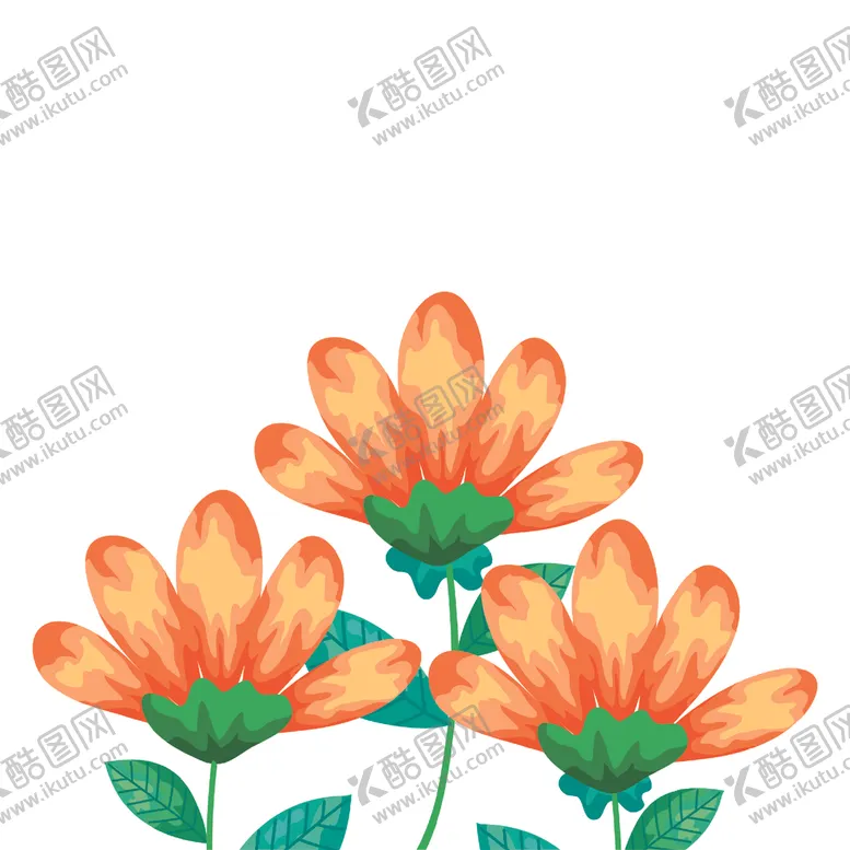 编号：73697404081411105520【酷图网】源文件下载-矢量手绘花朵