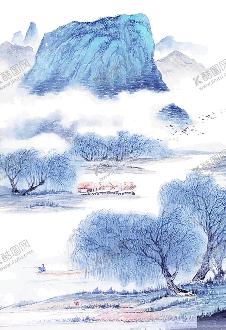 编号：18095310281825463776【酷图网】源文件下载-水墨画