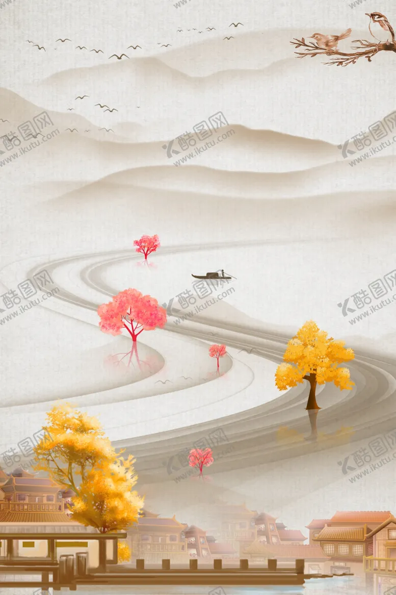 编号：65183706290425513252【酷图网】源文件下载-地产复古活动宣传背景海报素材