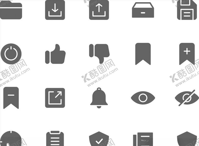 编号：59405906180039275216【酷图网】源文件下载-商务办公图标