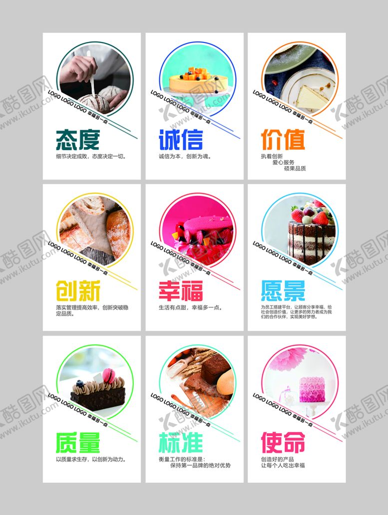 编号：85973009171450108061【酷图网】源文件下载-甜品文化展板