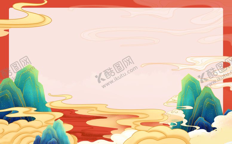 编号：35891709272125182365【酷图网】源文件下载-国潮风背景