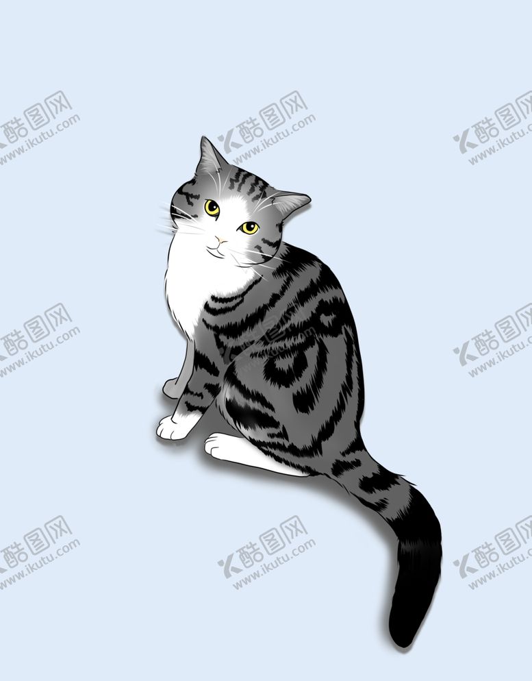 编号：17598205171648166896【酷图网】源文件下载-手绘猫