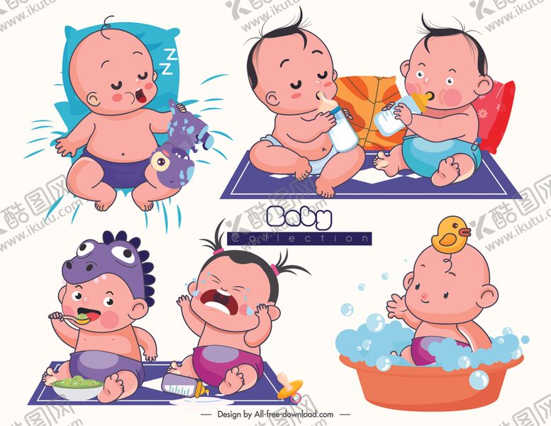 编号：65426809231553011905【酷图网】源文件下载-卡通婴儿