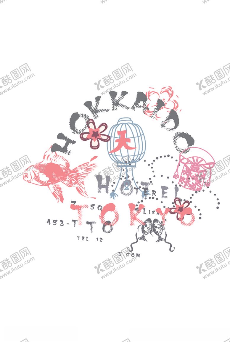 编号：97014810061052464631【酷图网】源文件下载-动物组合印花