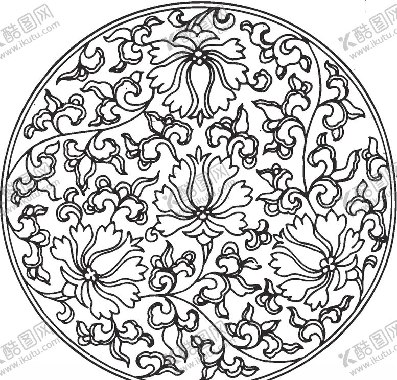 编号：57191710301116479965【酷图网】源文件下载-镂空花图案