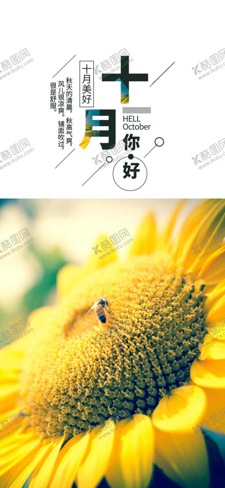编号：98574204241335523778【酷图网】源文件下载-十月你好