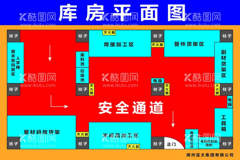 编号：54130710021921578273【酷图网】源文件下载-安全通道示意图