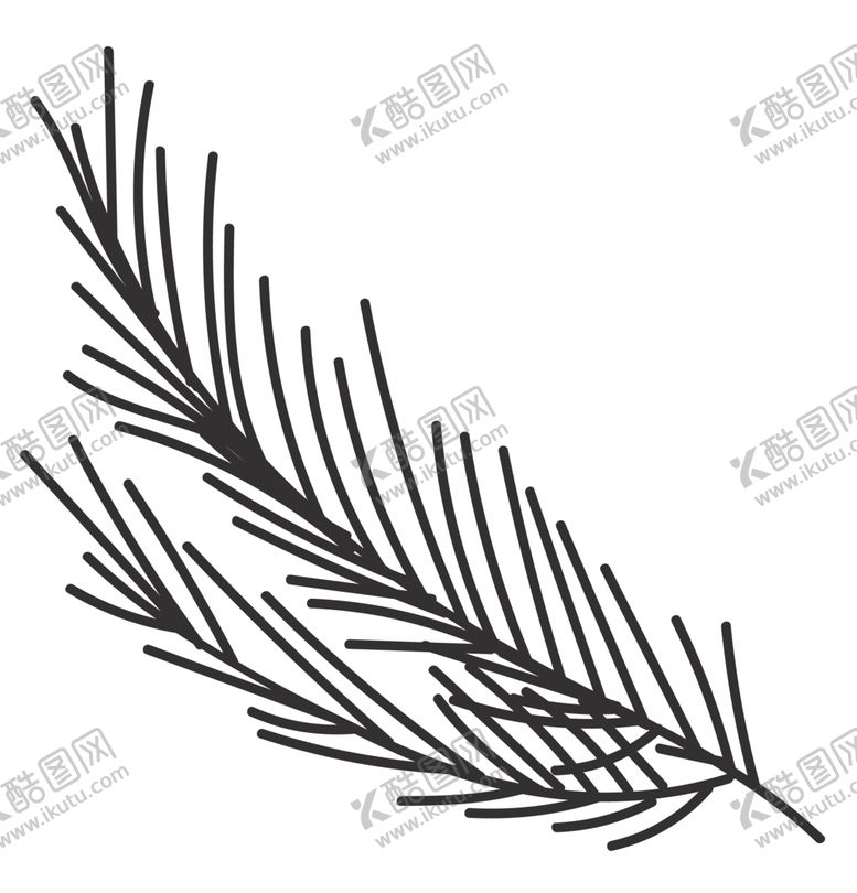 编号：36733810130012316375【酷图网】源文件下载-手绘植物叶片