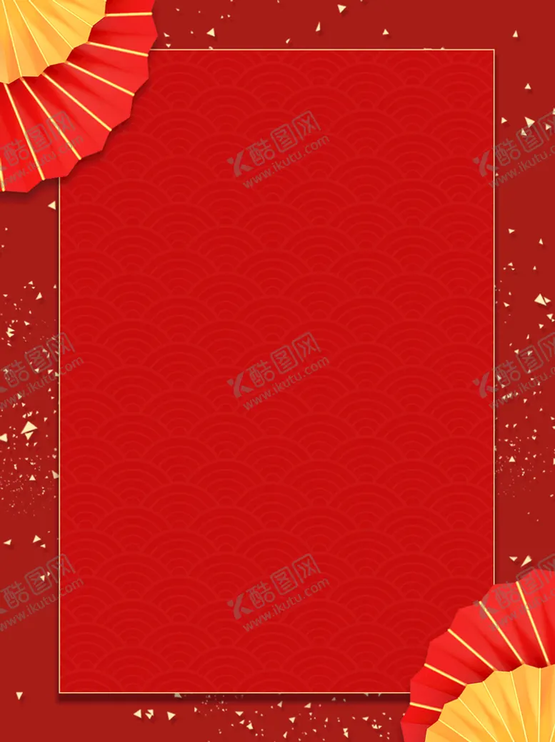 编号：35647009240618563540【酷图网】源文件下载-红色喜庆新年背景