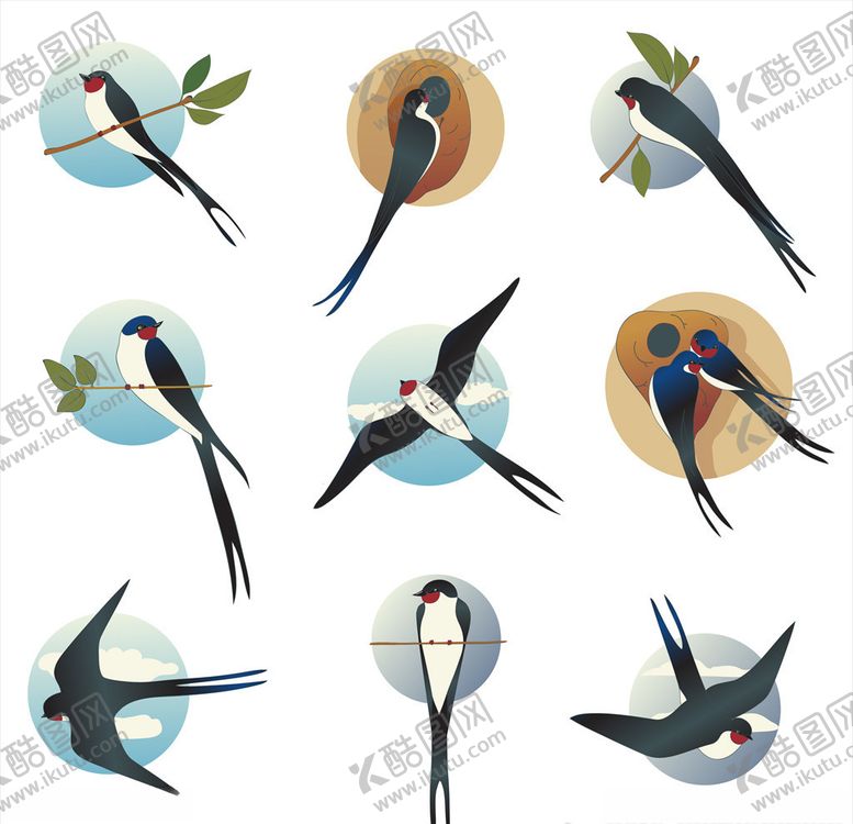 编号：87941109122307011639【酷图网】源文件下载-小燕子