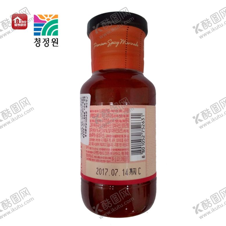 编号：77404409101301391341【酷图网】源文件下载-韩国清净园炖鸡调味辣酱