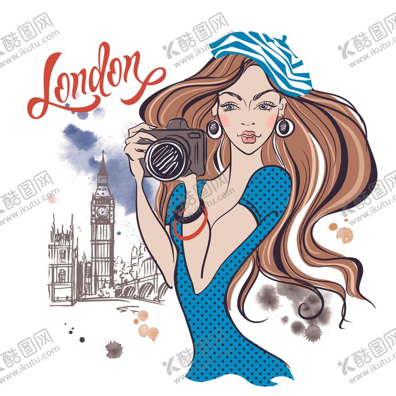 编号：54586106171301381095【酷图网】源文件下载-女性插画