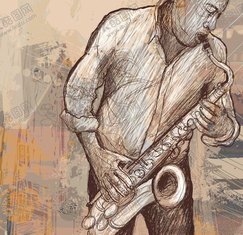 编号：36114010141120542746【酷图网】源文件下载-吹萨克斯风