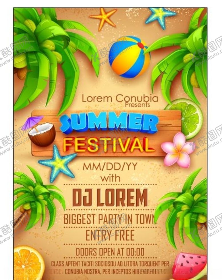 编号：63739410290144186136【酷图网】源文件下载-水果海报