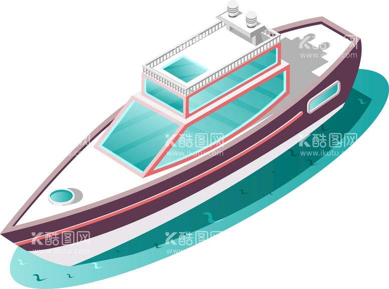 编号：59146209150506148472【酷图网】源文件下载-卡通船运输交通工具