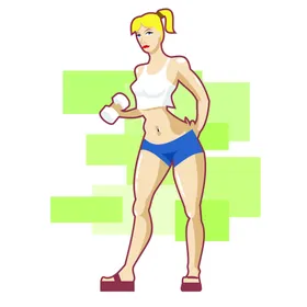 人物插画素材矢量白领UI扁平风格