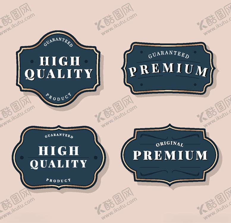 编号：90527709190239092608【酷图网】源文件下载-矢量标签素材