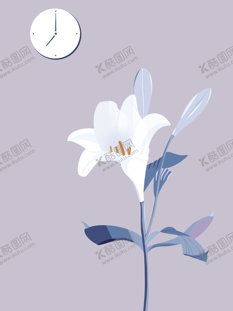 编号：68452709200500100936【酷图网】源文件下载-百合花开