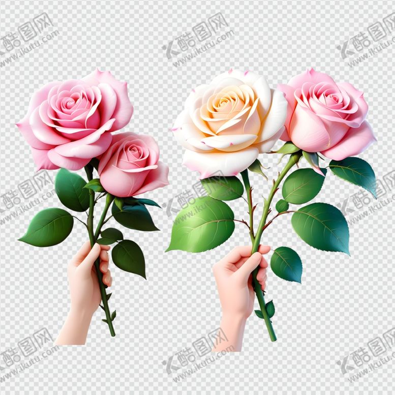 编号：24520202090500313566【酷图网】源文件下载-3D玫瑰花