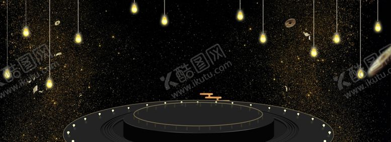 编号：18891310092316351771【酷图网】源文件下载-黑金banner