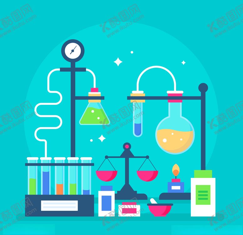 编号：33024209111413414936【酷图网】源文件下载-矢量科学实验器材
