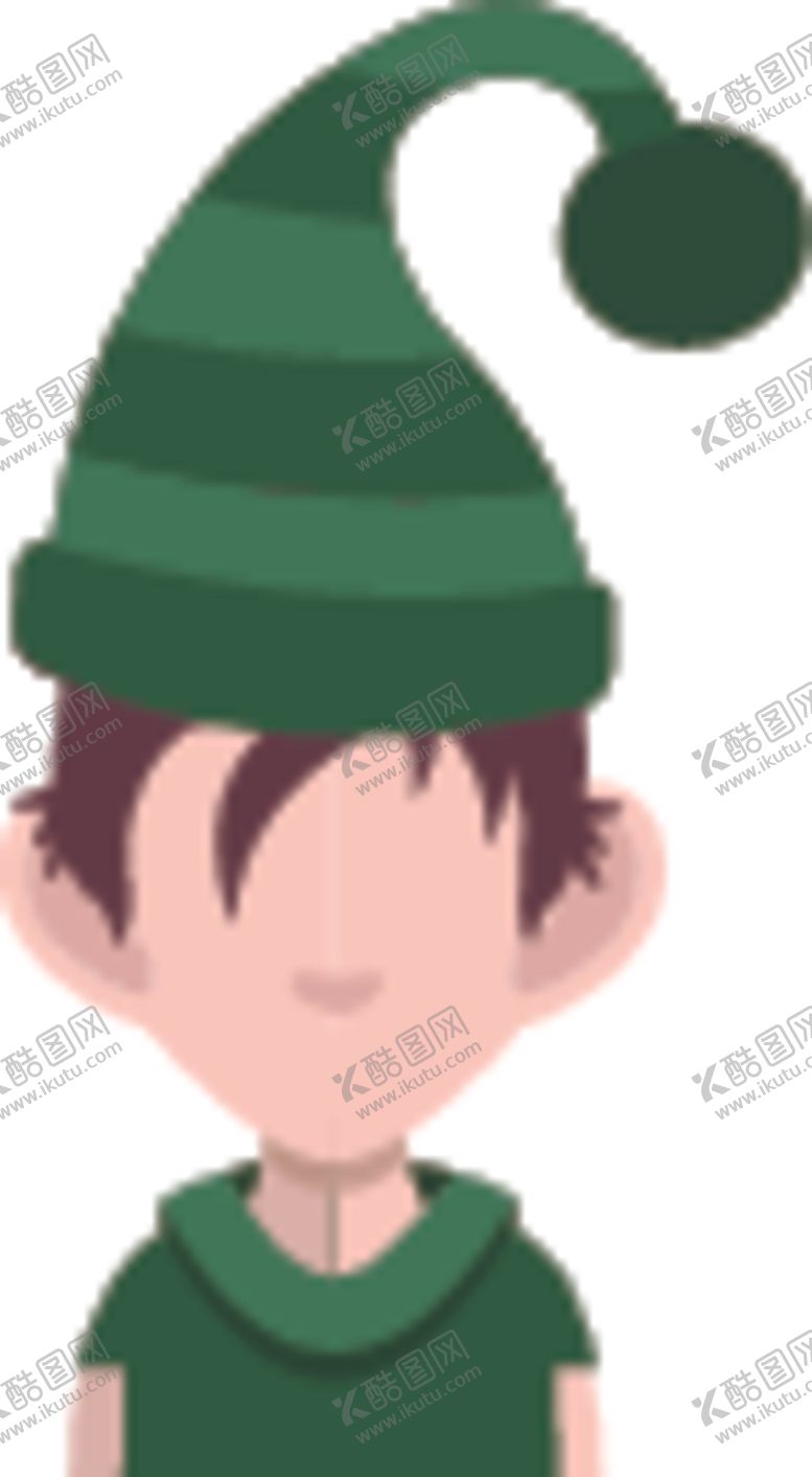 编号：12215210040821425780【酷图网】源文件下载-小孩圣诞帽