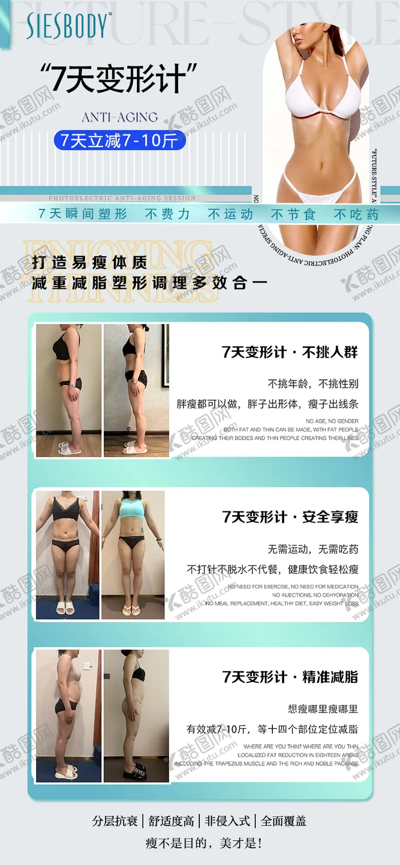 编号：67128104161620185583【酷图网】源文件下载-医美变形计案例对比海报