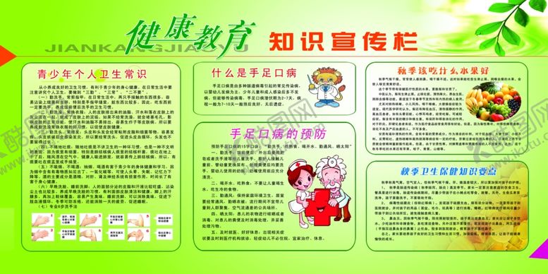 编号：81528004301116219550【酷图网】源文件下载-健康教育知识宣传栏