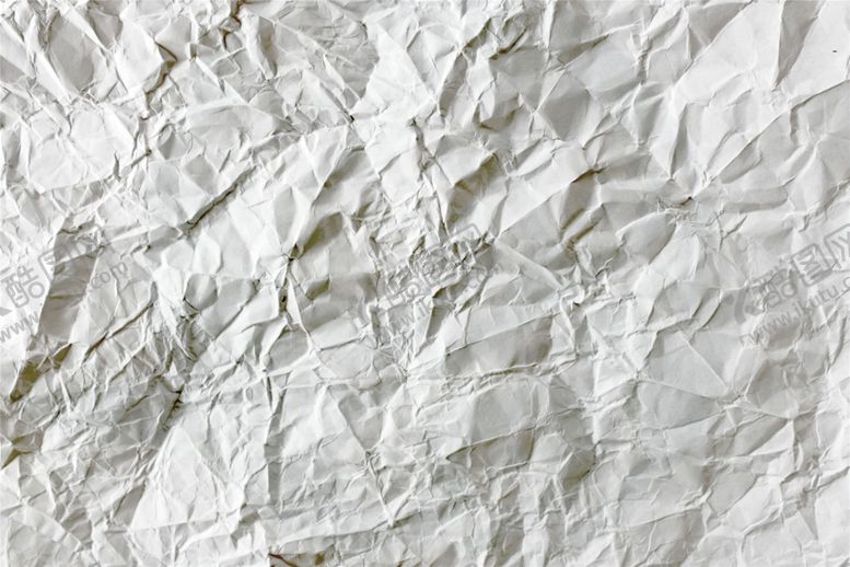 编号：73664309091606058479【酷图网】源文件下载-白色褶皱背景纸团
