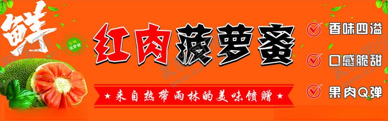 编号：90438801271845063040【酷图网】源文件下载-红肉菠萝蜜