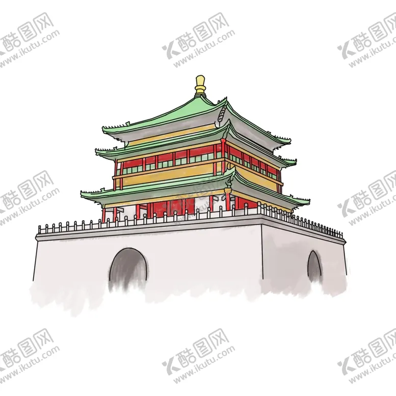 编号：99392204230012194097【酷图网】源文件下载-钟楼插画