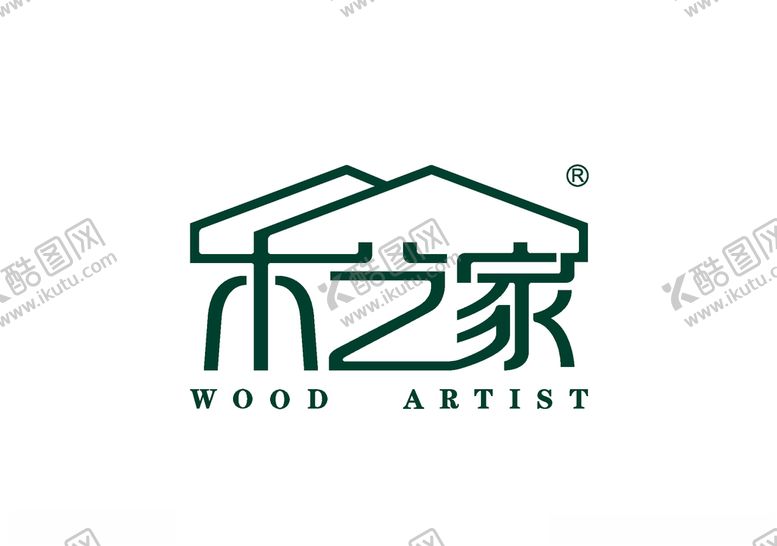 编号：54645207140559028554【酷图网】源文件下载-木艺术logo