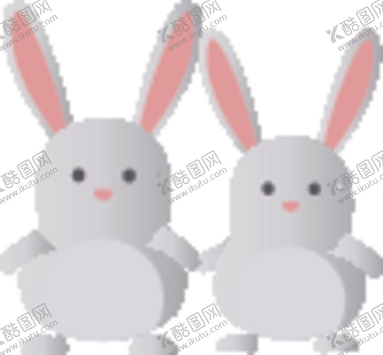 编号：52191409250741215350【酷图网】源文件下载-情侣兔子