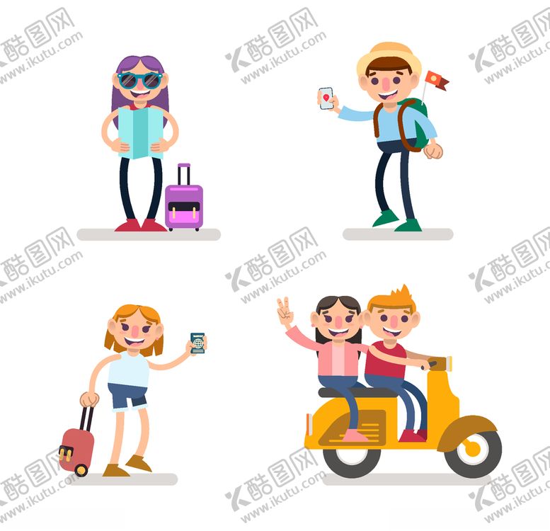 编号：10612207080155392101【酷图网】源文件下载-旅客游客