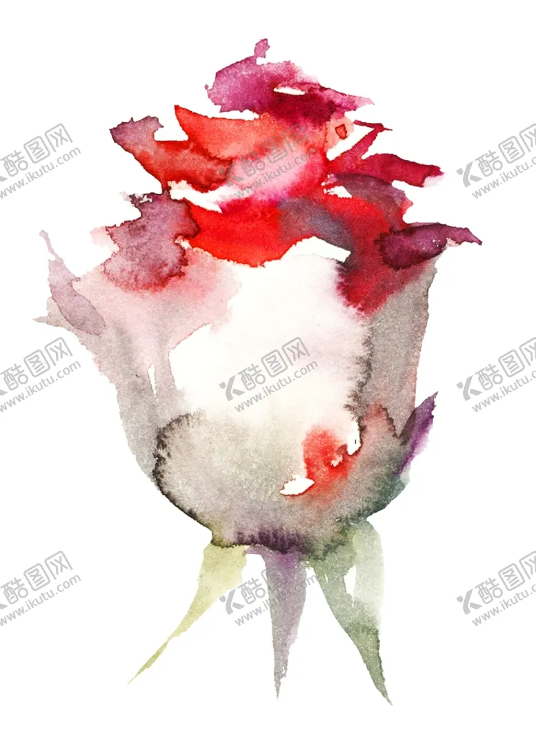 编号：80766810152033522898【酷图网】源文件下载-水彩花纹