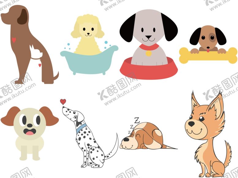 编号：23662809230122518999【酷图网】源文件下载-卡通狗