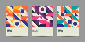 抽象海报彩色背景红蓝渐变背景七彩展板